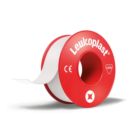 Leukoplast esparadrapo color blanco 5 mx5 cm 1 ud