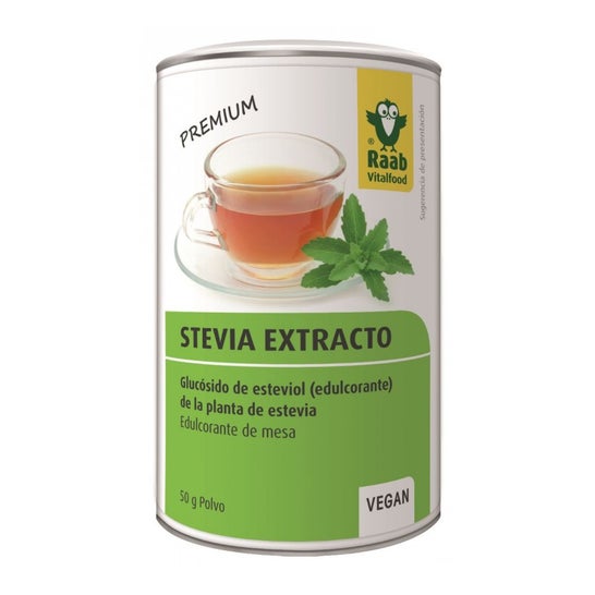 Raab Vitalfood Stevia Poure 50g