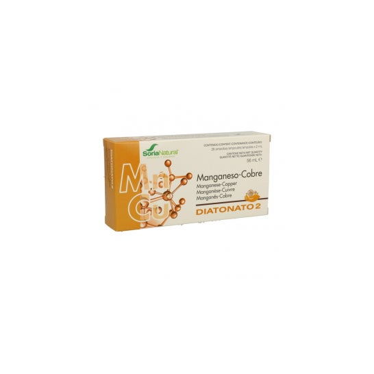 Soria Natural Diatonato 2 Manganeso Cobre 28x2 ml