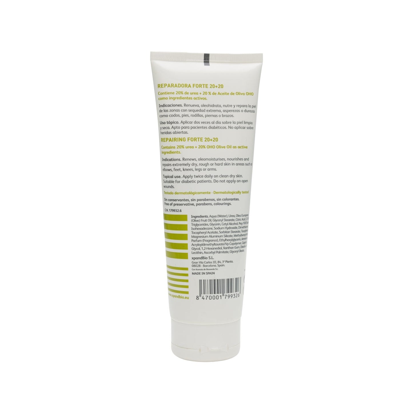 OHO Forte Crema Reparadora 20+20 Pieles con Asperezas y Durezas 100ml