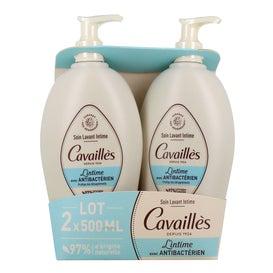 Cavaillès Cuidado Íntimo Antibacteriano 2x500ml
