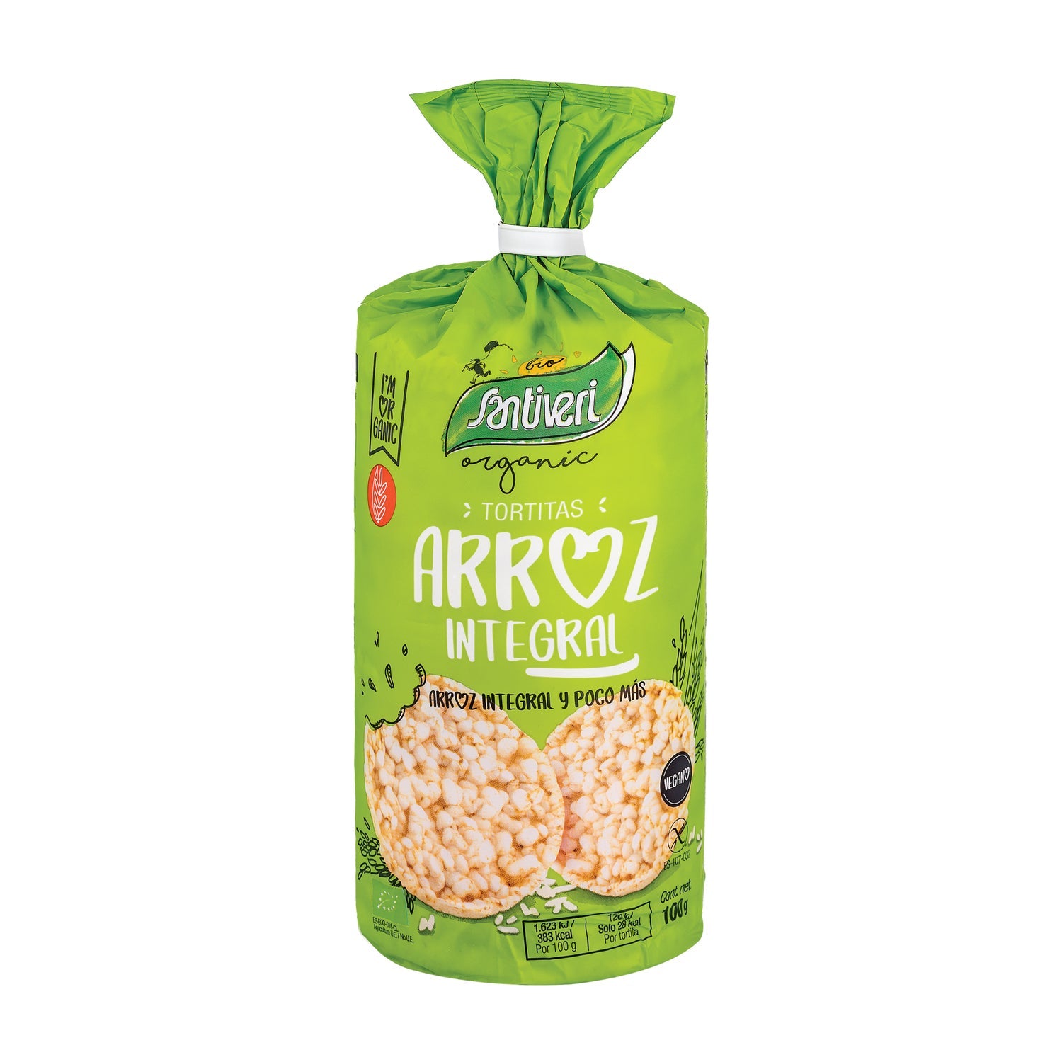 Pasteles de Arroz Integral Orgánico
