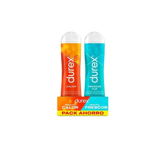 Durex Pack Lubricantes Calor 50ml + Frescor H2O 50ml