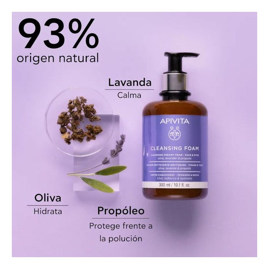 Apivita Cleansing Foam 300ml