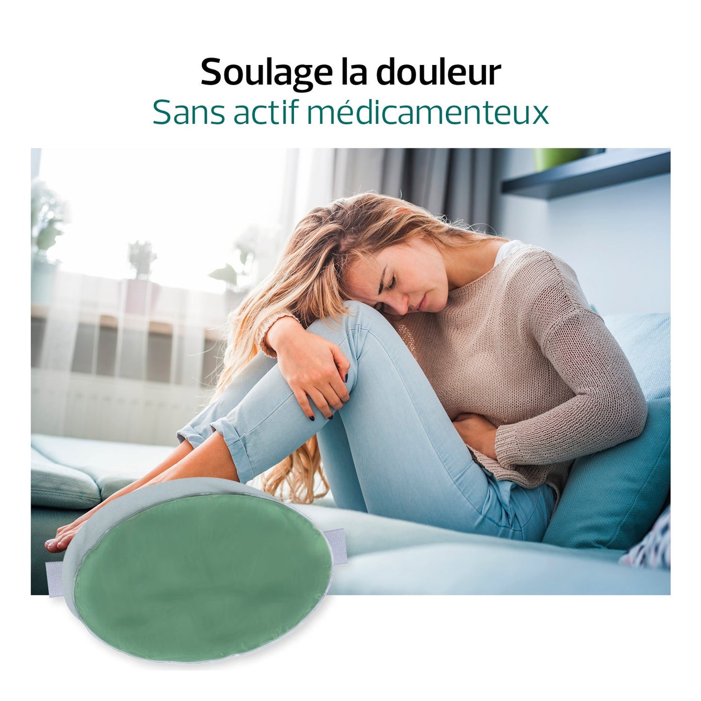 Actipoche Coussin Thermique Dos et Ventre à l'Argile 20x30cm