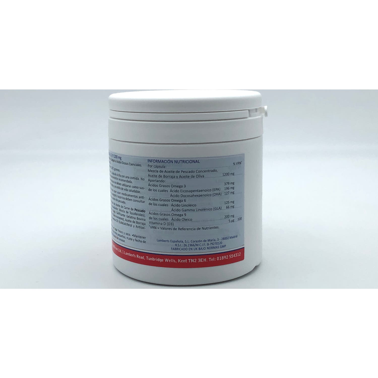 Lamberts Omega 3, 6, 9+ Vitamina D3 120caps