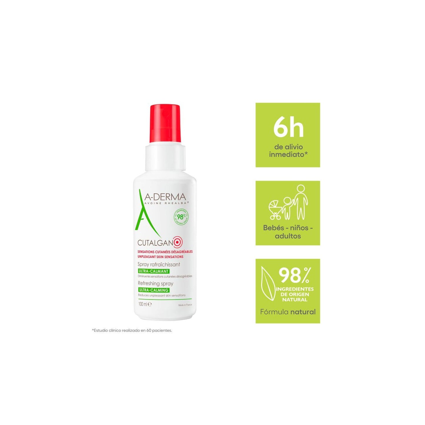 A-Derma Cutalgan Spray Refrescante Ultra Calmante 100ml