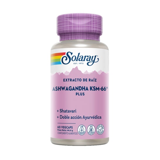 Solaray Ksm66 Plus Ashwagandha 60 Vegcaps