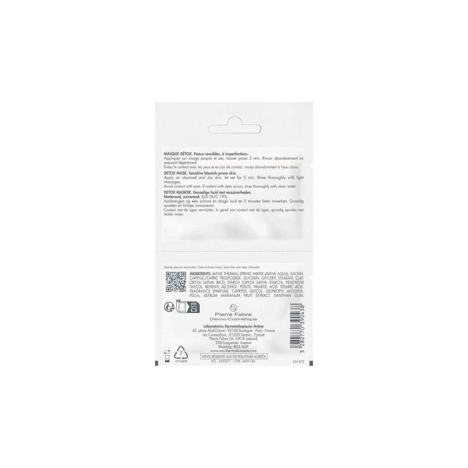Avène Cleanance Mascarilla Detox 2x6ml
