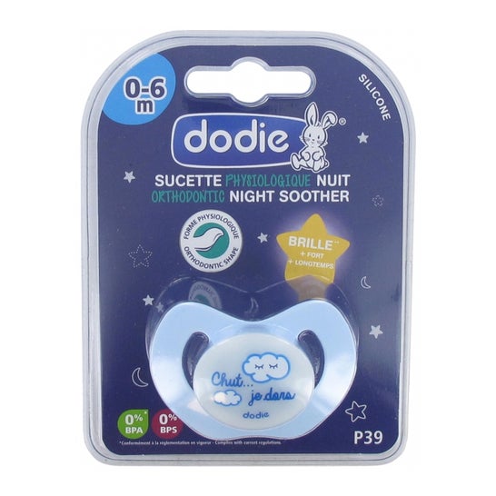 Dodie Chupete Fisiológico Noche 0-6m nº39