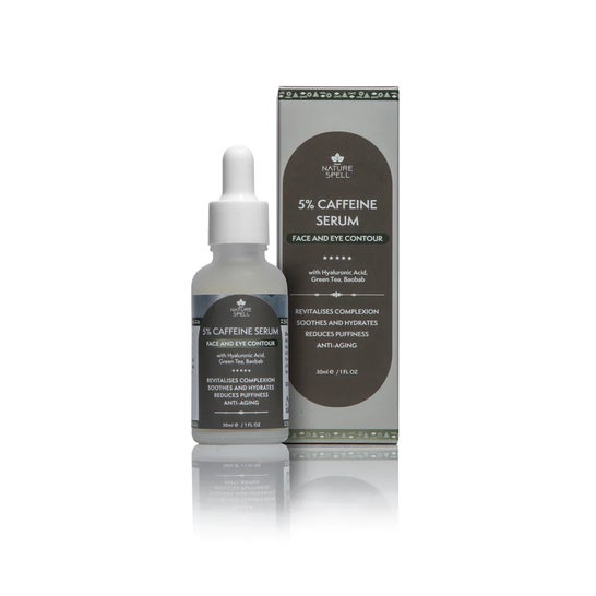 Nature Spell Sérum para Rostro y Ojos 5% Cafeína 30ml