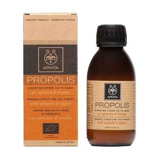 Apivita Propolis Organic Syrup For The Throat 150ml