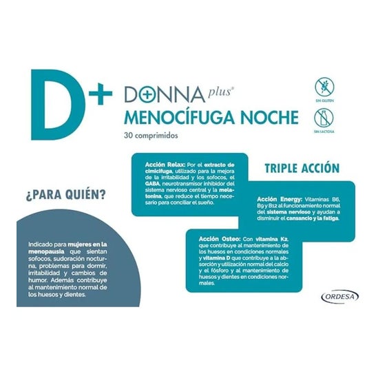 DonnaPlus+ Menocífuga Noche 30comp