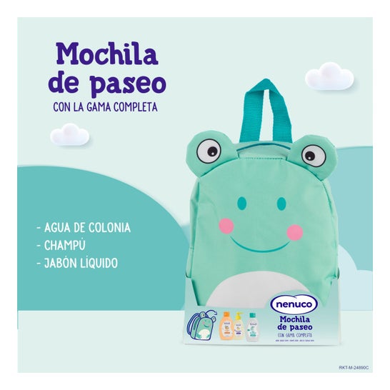 Nenuco Pack Mochila de Paseo Rana + 3 productos