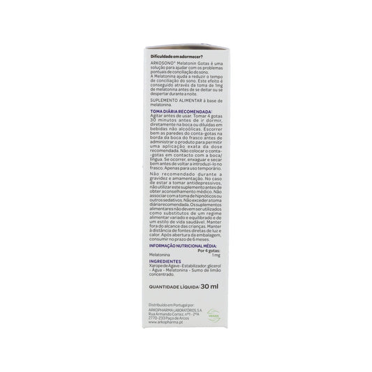 Arkopharma Arkosueño Melatonin Gotas 30ml