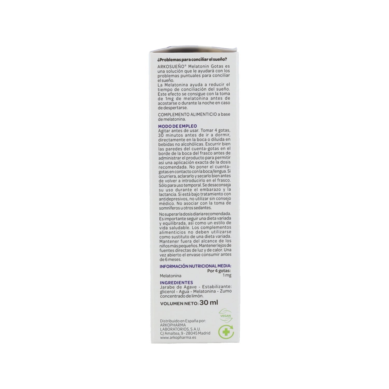 Arkopharma Arkosueño Melatonin Gotas 30ml
