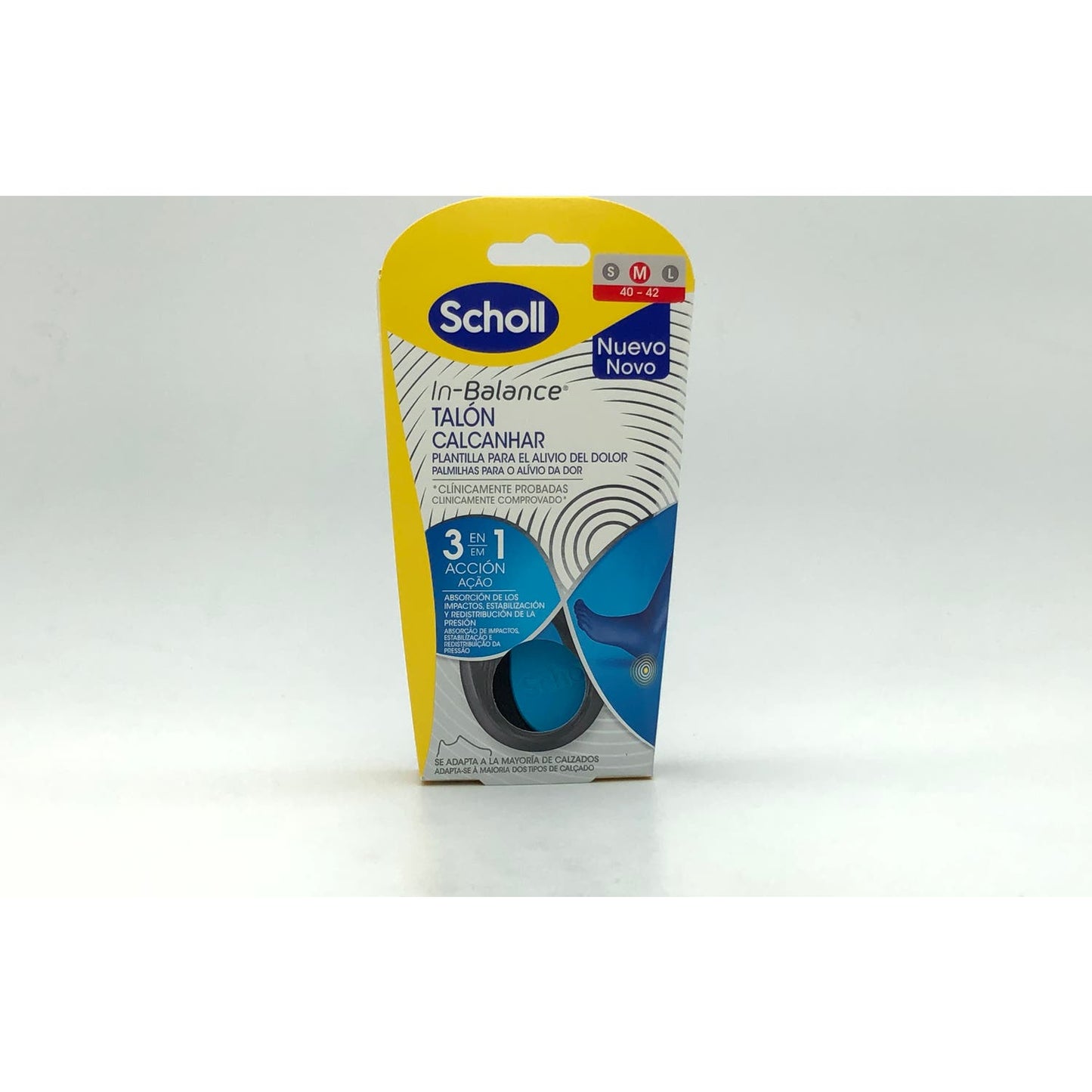 Scholl In-Balance Talón Talla S 1par