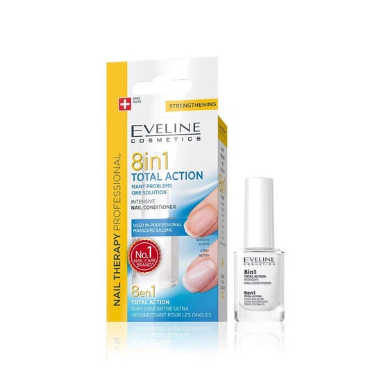 Eveline Cosmetics Nail Total Action 8 En 1 12ml