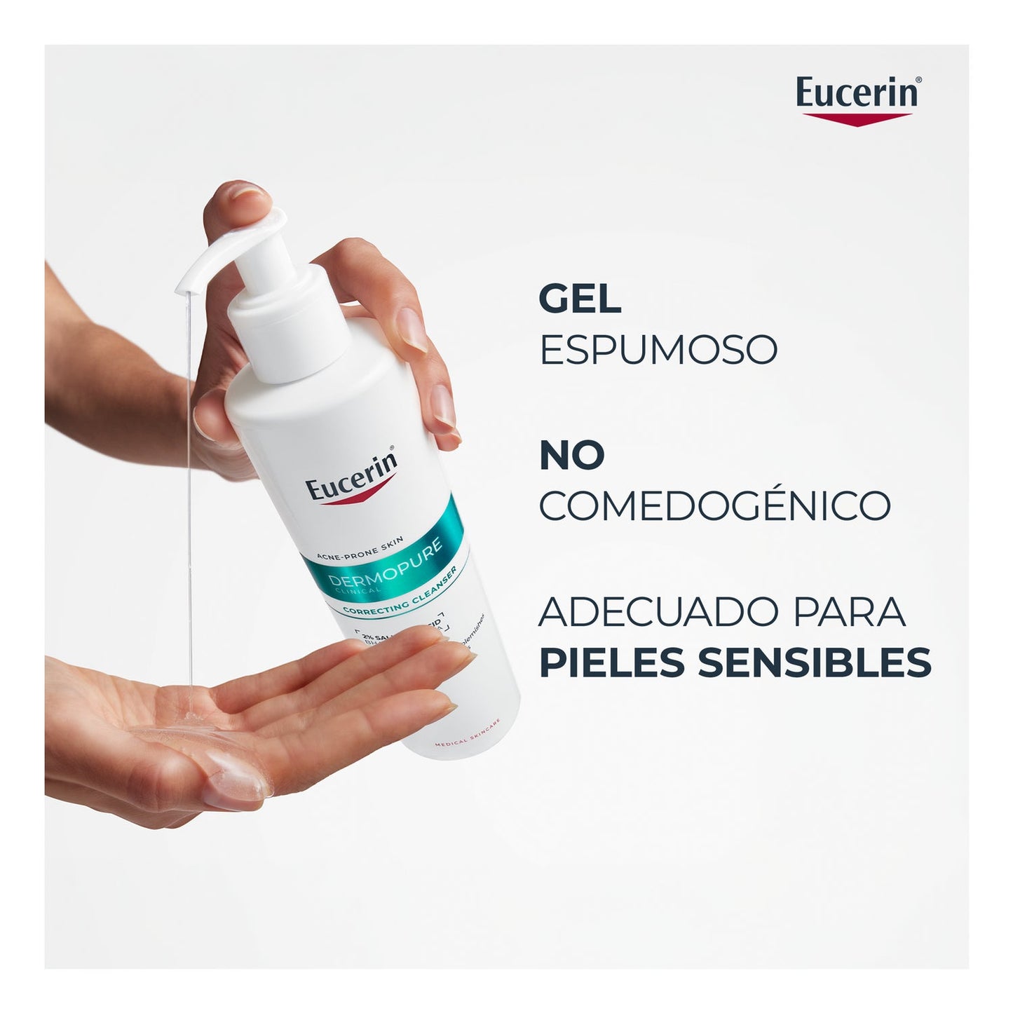 Eucerin DermoPure Clinical Gel Limpiador Corrector 400ml