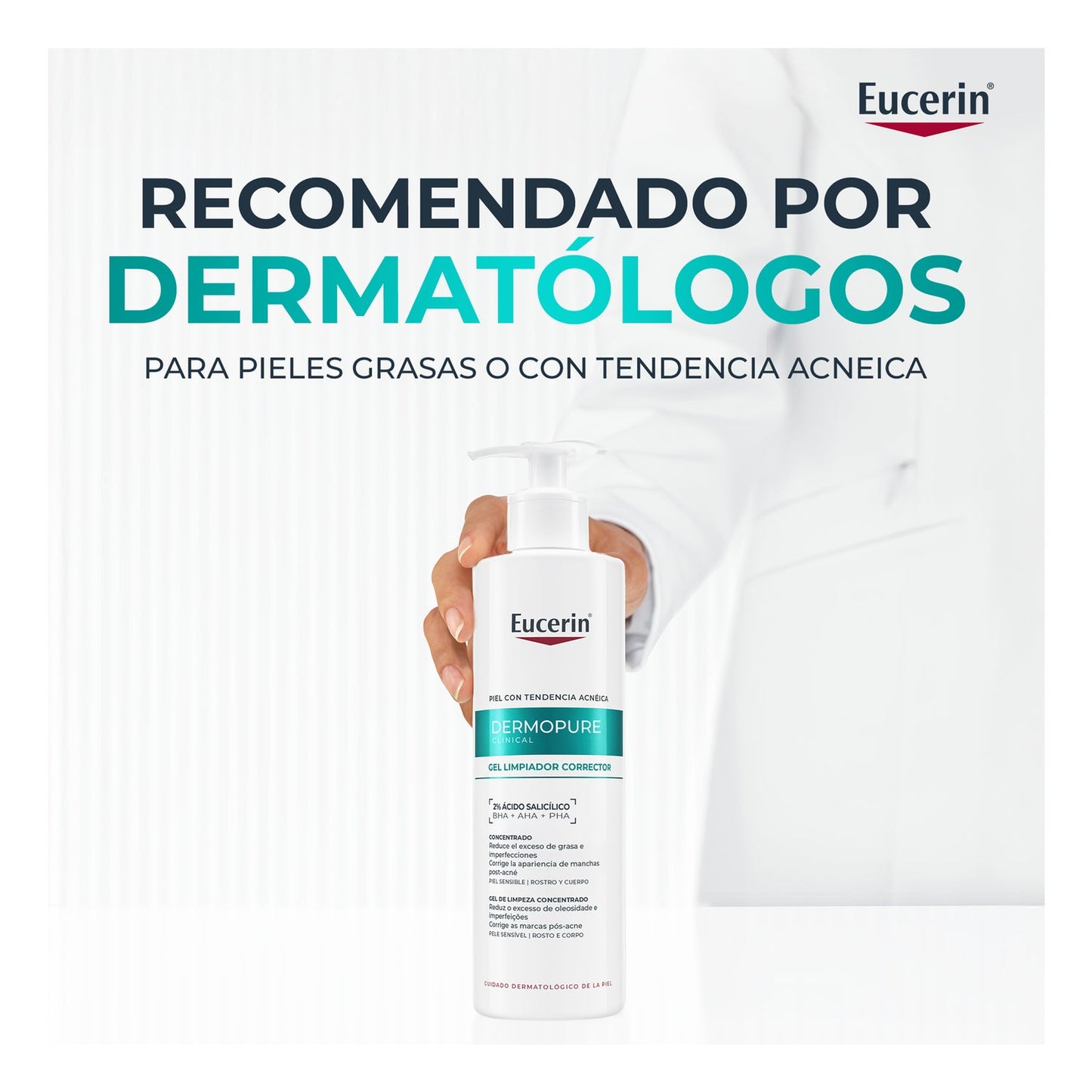 Eucerin DermoPure Clinical Gel Limpiador Corrector 400ml