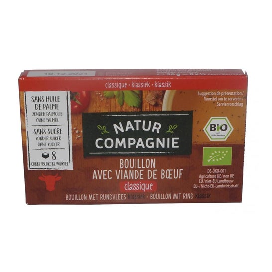 Natur Compagnie Caldo de Ternera Bio 12x8 g