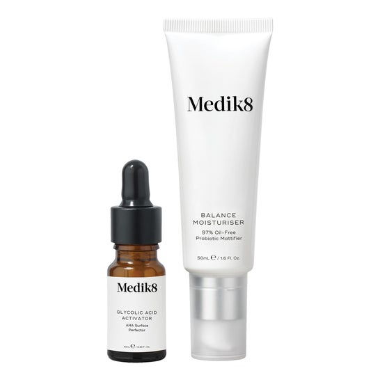 Medik8 Pack Balance Moisturiser + Glycolic Acid Activator 1ud