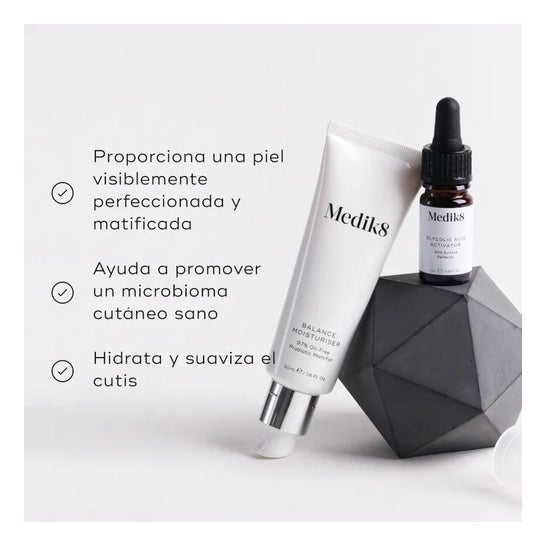 Medik8 Pack Balance Moisturiser + Glycolic Acid Activator 1ud