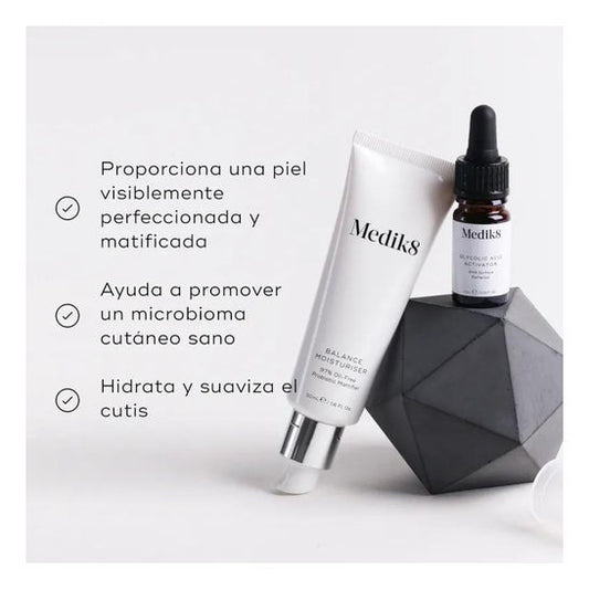 Medik8 Pack Balance Moisturiser + Glycolic Acid Activator 1ud