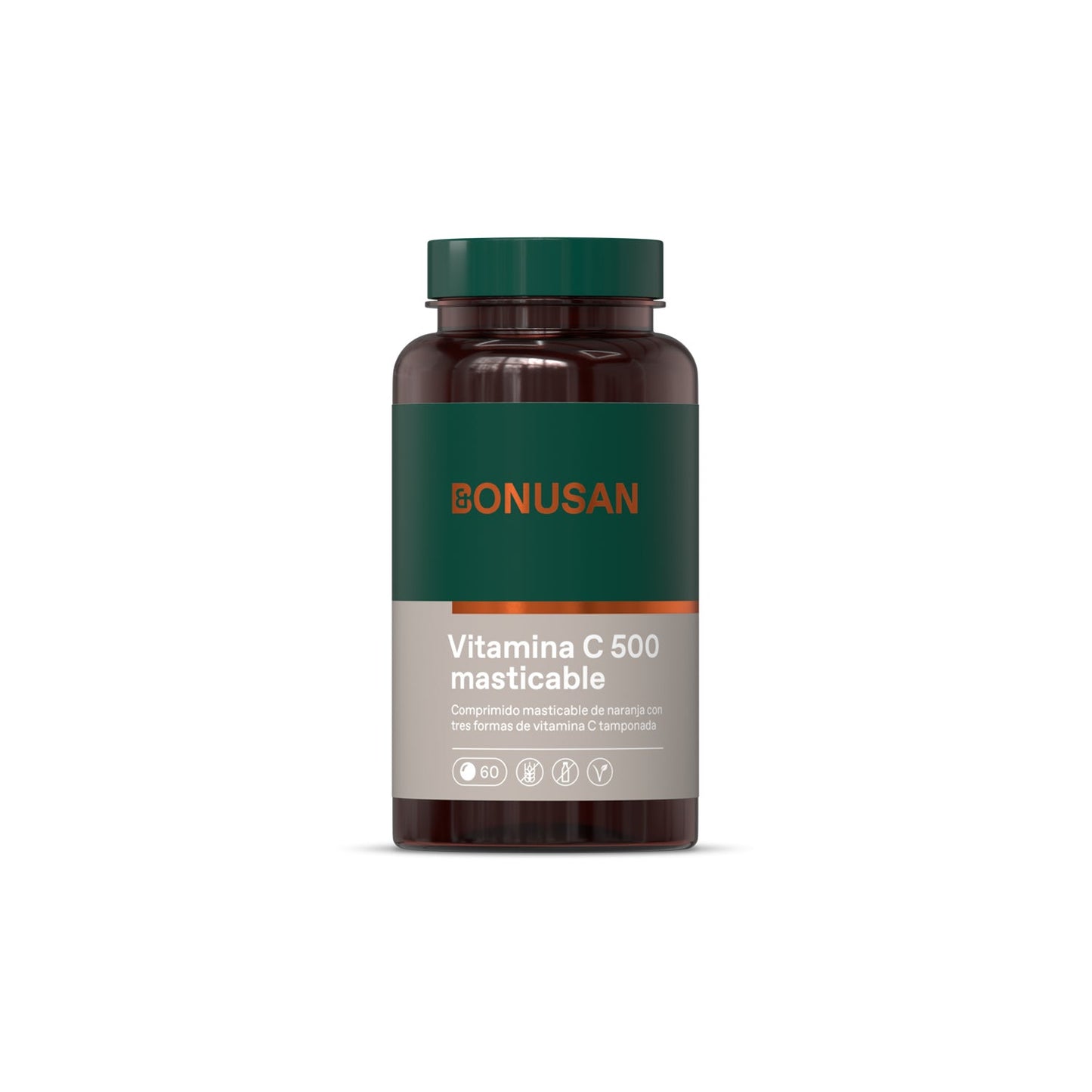Bonusan Vitamina C 500 Naranja 60 Tabletas Masticables