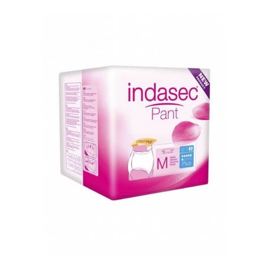 Indasec® Pant Plus Talla Media 12uds