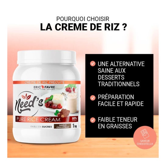 Eric Favre Need'S Pure Crema de Arroz Chocotella 1000g