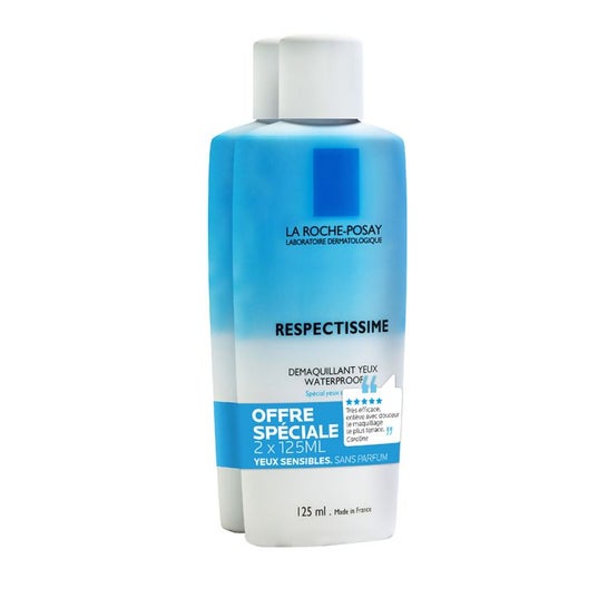 La Roche-Posay Respectissime Desmaquillante Ojos Waterproof 2x125ml