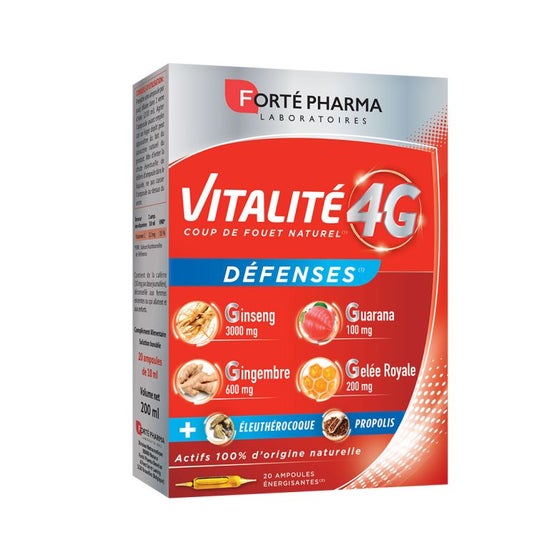 Forte Pharma Vitalite 4G Defensas Ampollas 20X10ml