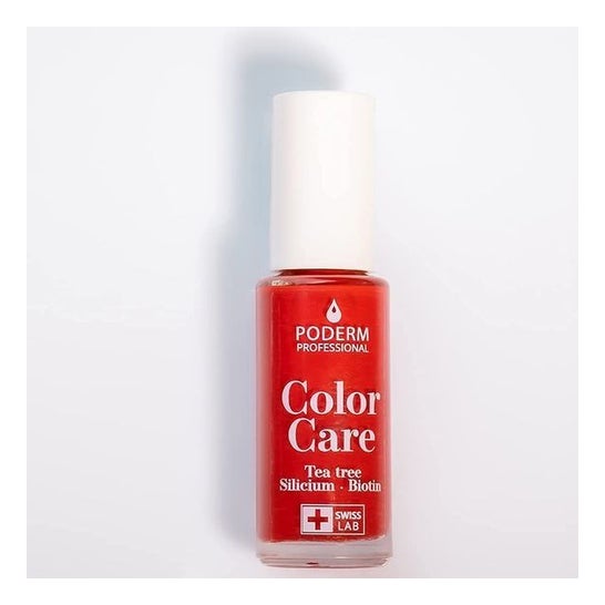 Poderm Color Care Esmalte Uñas Rojo Allure 8ml