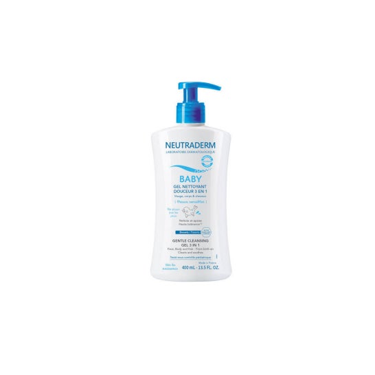 Neutraderm Baby Gel Limpiador Suave 3 en 1 400 ml