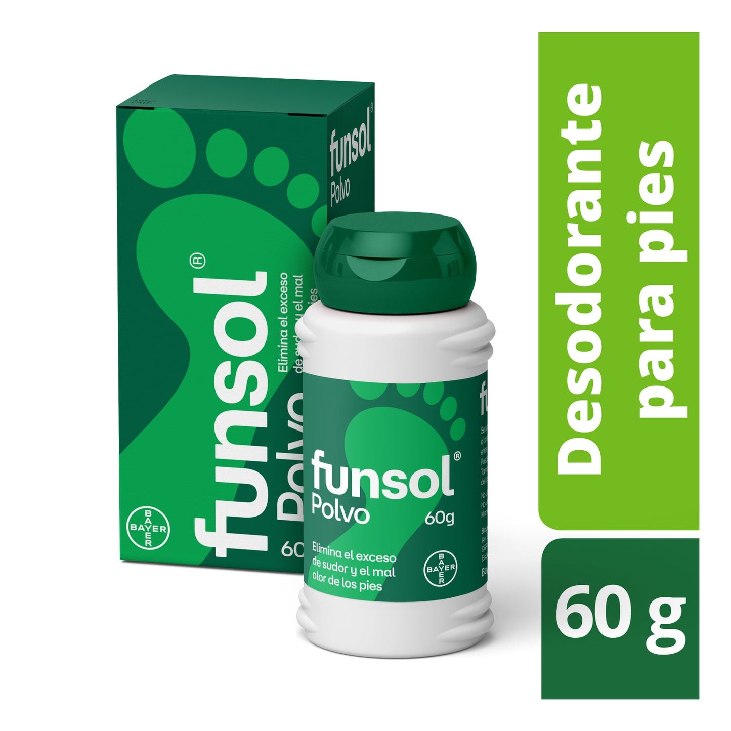 Funsol Desodorante en Polvo Pies 60g