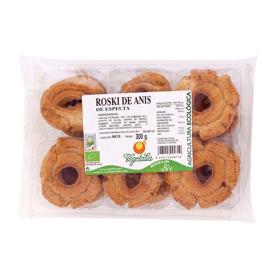 Vegetalia Rosquillas Anís Espelta 300g