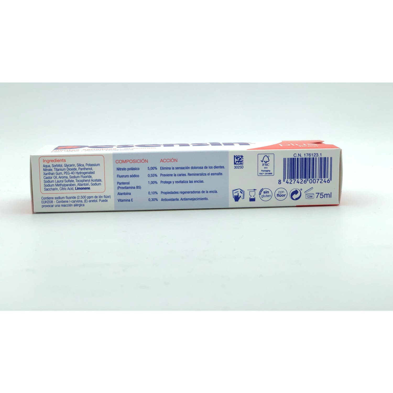 Desensin Plus Flúor Pasta Dentífrica 75ml