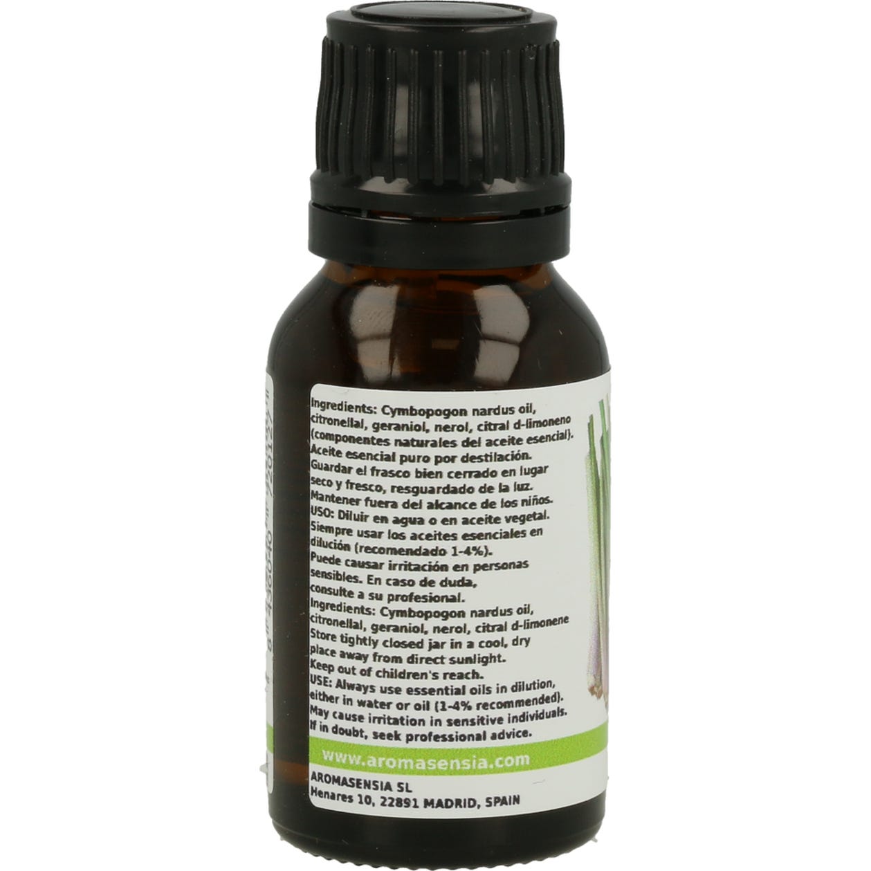 Aromasensia Aceite Esencial De Citronela 15 Ml