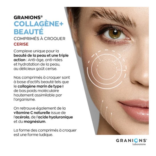 Granions Collagène + Beauté Sabor Cereza 120ml