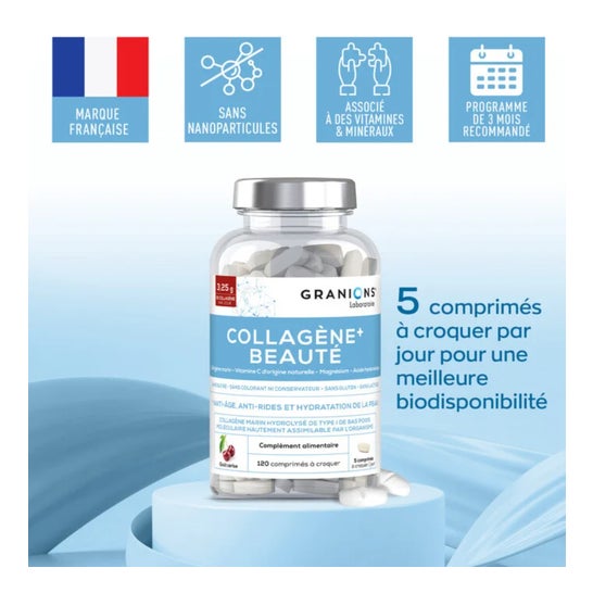 Granions Collagène + Beauté Sabor Cereza 120ml
