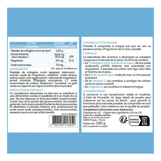 Granions Collagène + Beauté Sabor Cereza 120ml