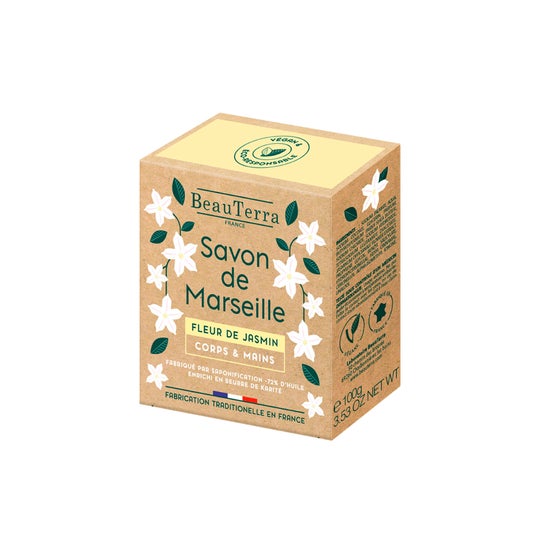 Beauterra Jabón de Marsella Flor de Jazmín 100 g