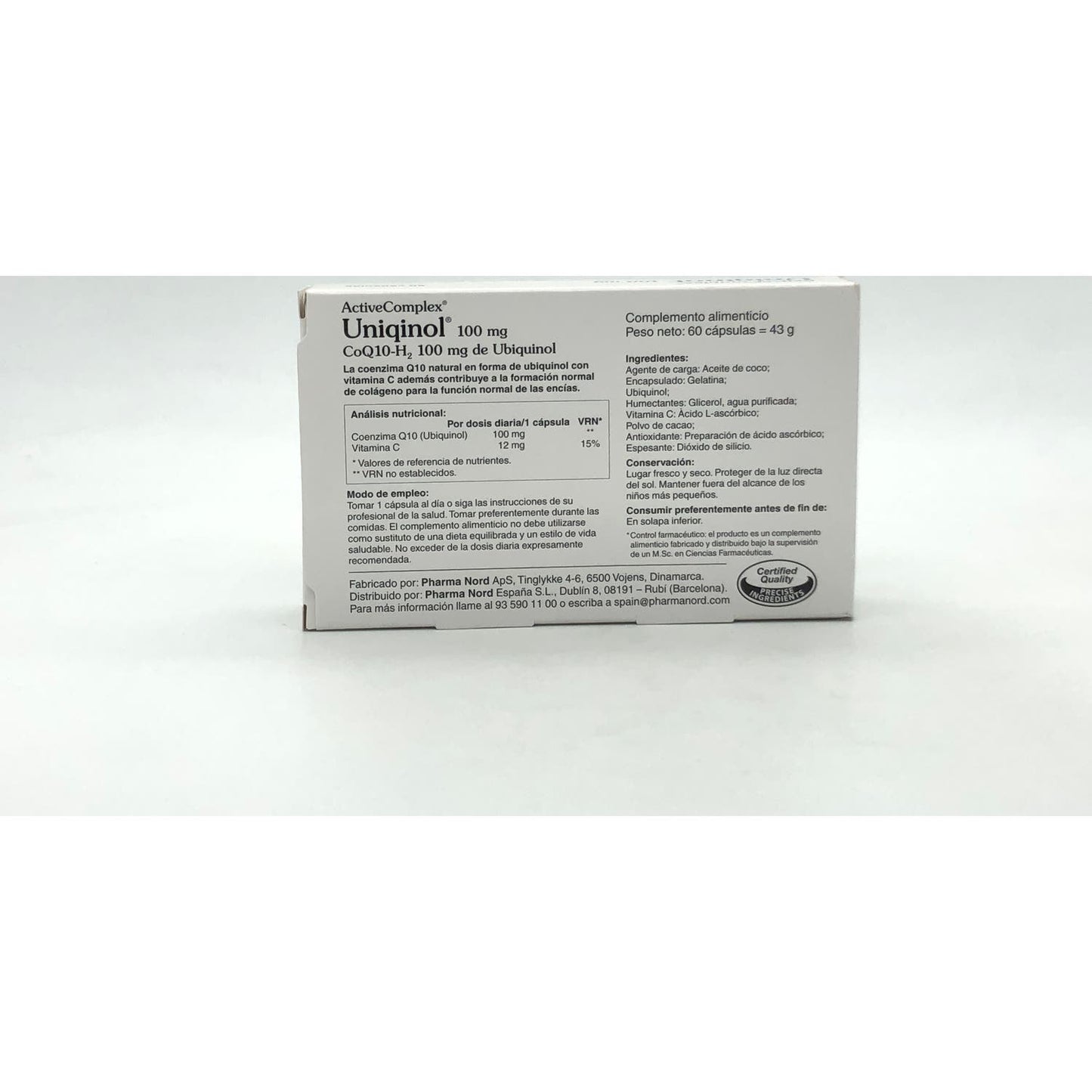 ActiveComplex® Uniqinol Q10 100mg 60cáps