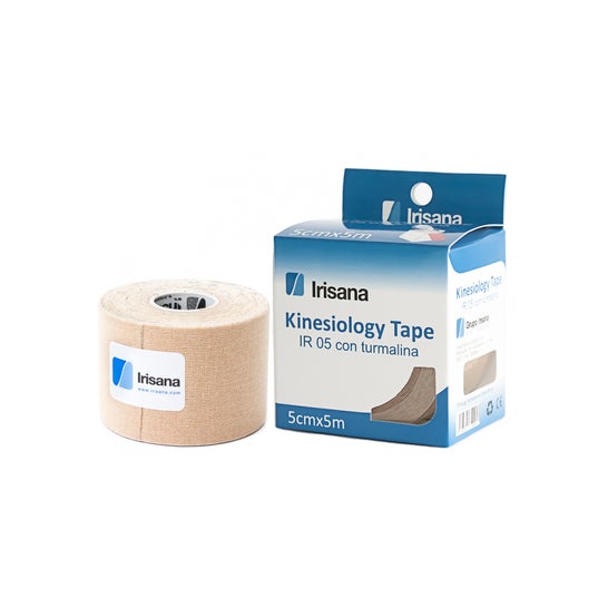Irisana Kinesiology Tape con Turmalina 5 cmx5 m Beige R05.Bg 1 ud