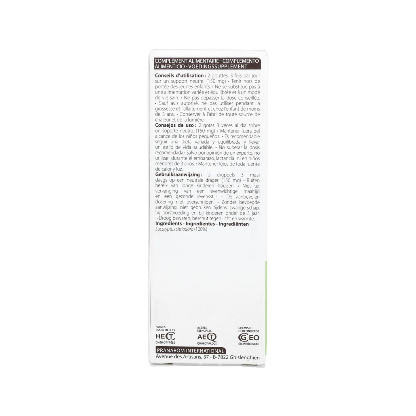 Pranarôm Aceite Esencial de Eucalipto Azul 10ml