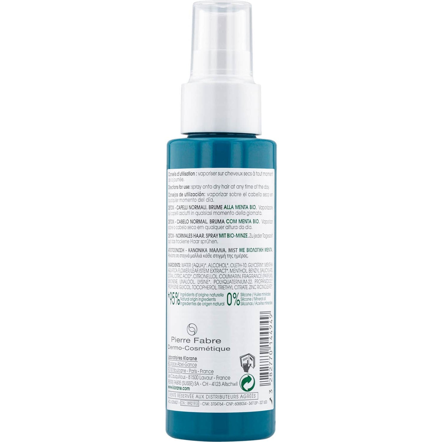 Klorane Bruma Purificante a la Menta Acuática 100ml