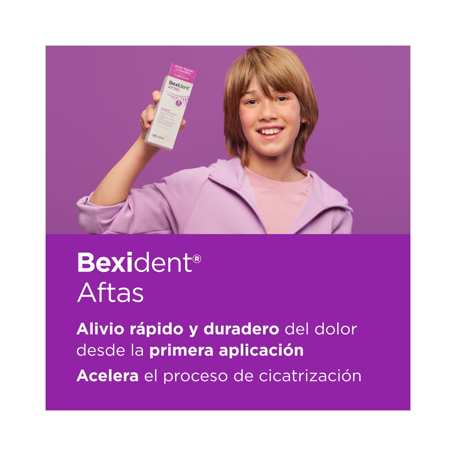 ISDIN Bexident Aftas Colutorio con Ácido Hialurónico 120ml