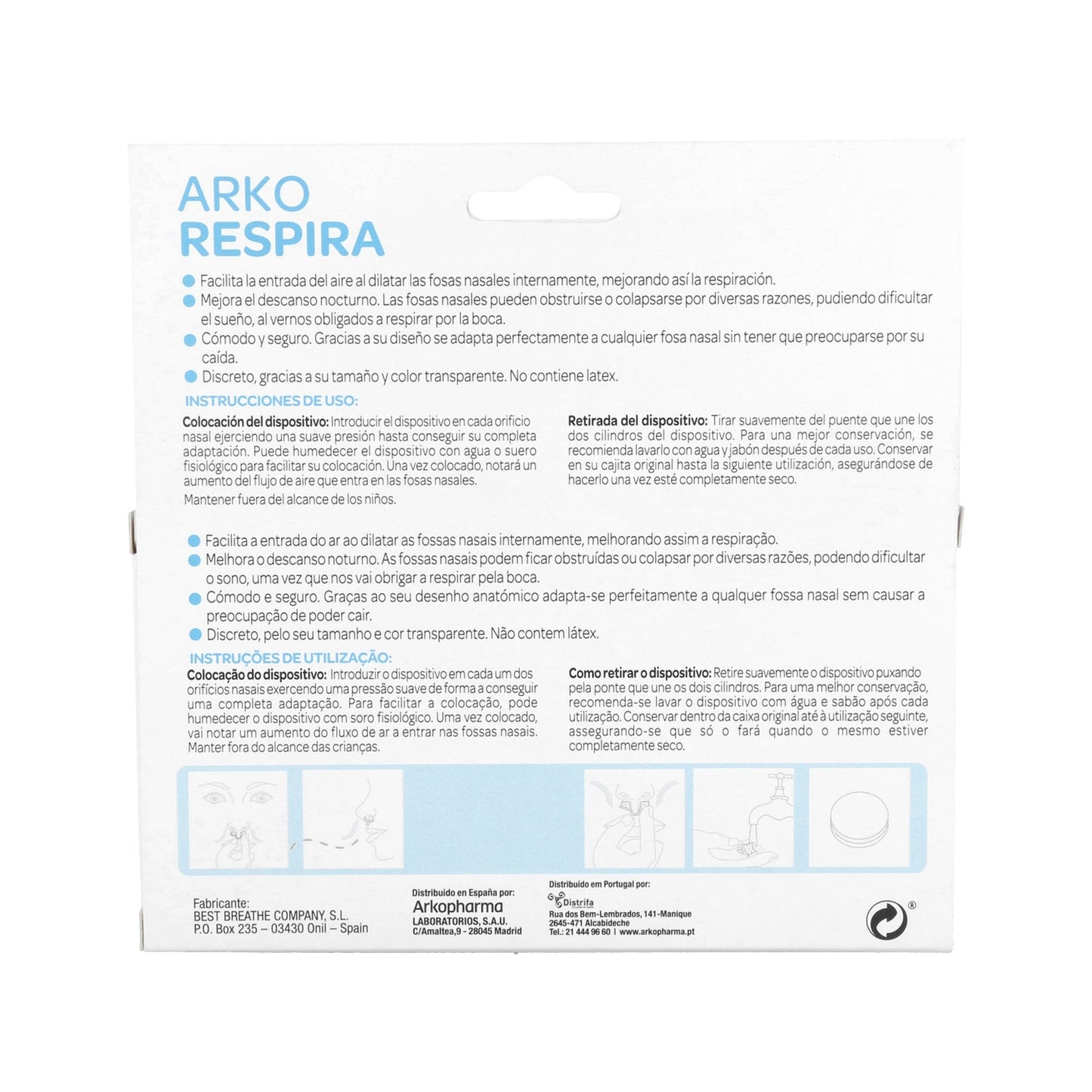 Arkopharma Arkorespira Dilatador Nasal Anatómico 1ud