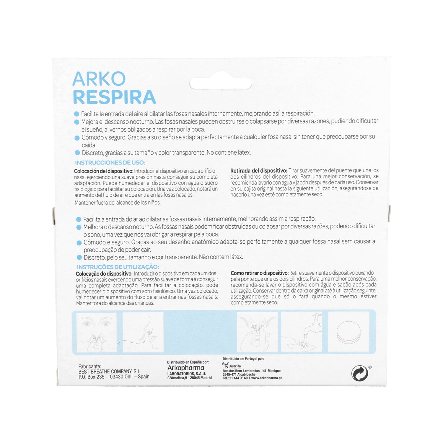 Arkopharma Arkorespira Dilatador Nasal Anatómico 1ud
